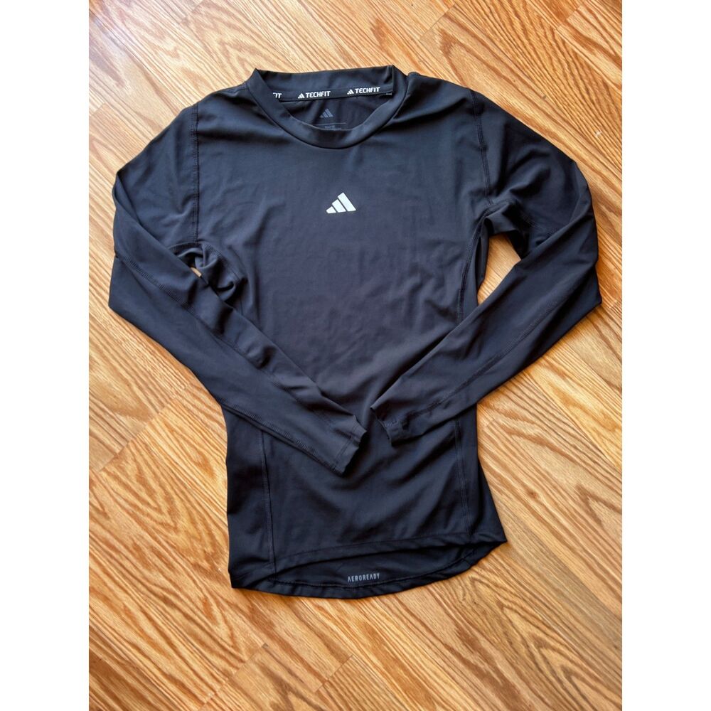 Adidas Techfit Youth Small Performance Shirt | Athletic Sports Top